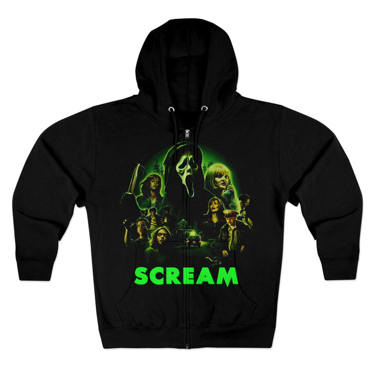 Scream - Zip Hoodie Printify