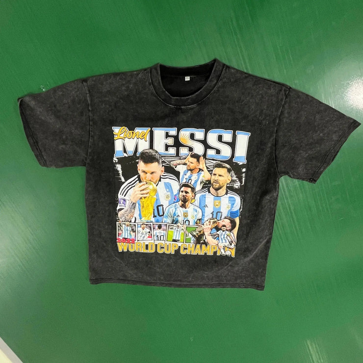 Lionel Messi - Vintage Tee - Lost Fiction